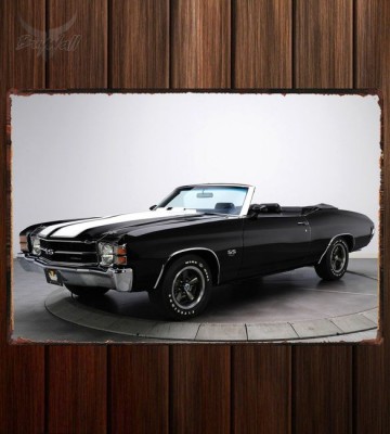 Металлическая табличка Chevrolet Chevelle SS 454 LS5 Convertible 135